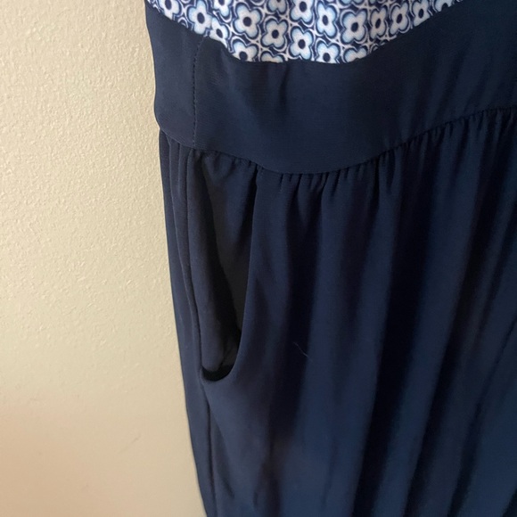 Kaileigh blue/floral jumpsuit - Picture 2 of 5